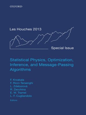 cover image of Statistical Physics, Optimization, Inference, and Message-Passing Algorithms